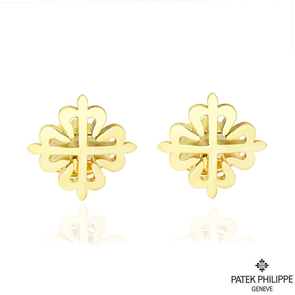 Patek Philippe Yellow Gold Calatrava Cross Cufflinks